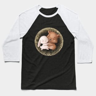 Cute & Beautiful Little Animals Baseball T-Shirt